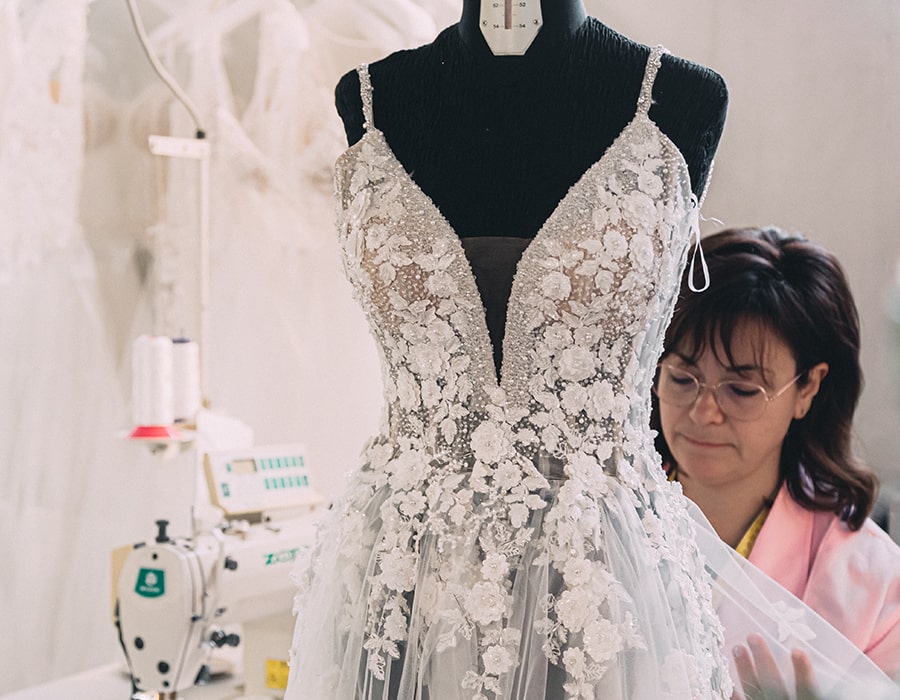 Dalin Italian Atelier - Processo creativo abiti da sposa sartoriali